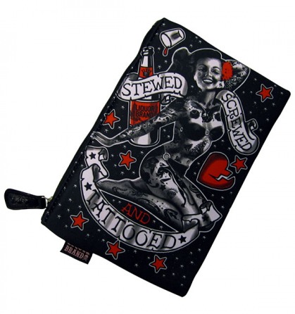 "Stewed Screwed Tattooed" Cosmetic Bag